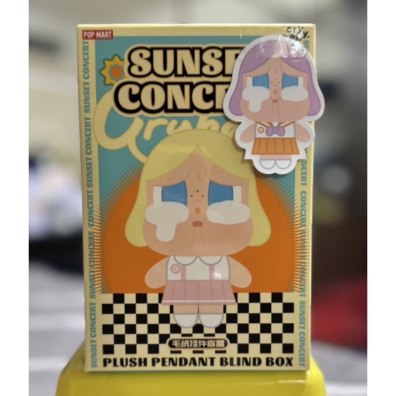 Pop Mart CRY BABY - Sunset Concert Bright Orange Plush Doll