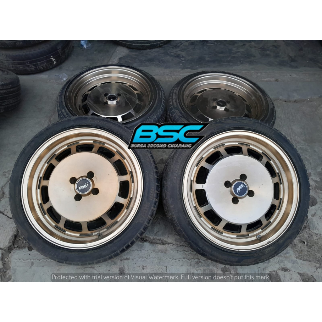 Velg Celong Monoblock Second R17 HSR Nemesis Pcd 4x100 Ban 215/45 Ring 17 Raize Rocky Yaris Vios Jaz