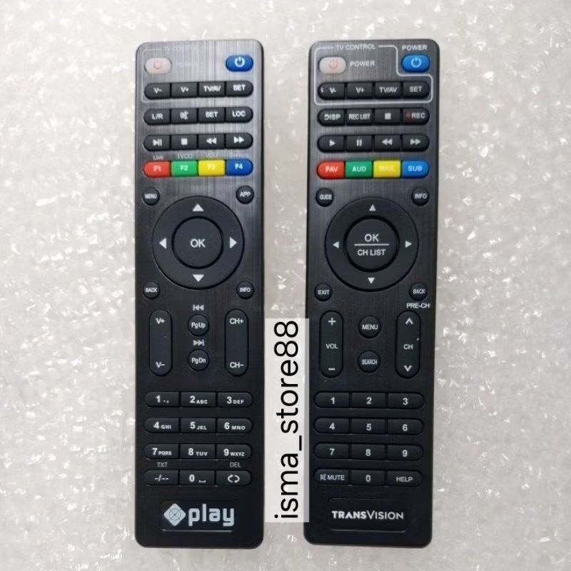 Remot Stb/Reciever Transvision MNC Play Original