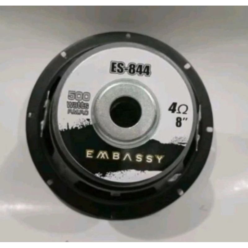 Speaker Subwoofer 8 inch Embassy ES-844 Magnet Besar Original