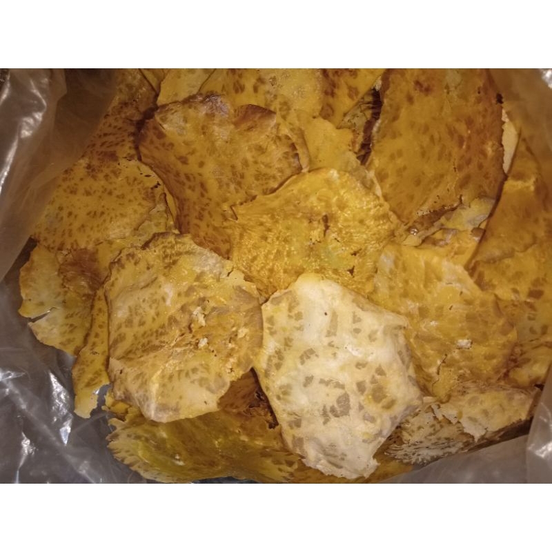 

termurah 1kg kerupuk jengkol sortiran