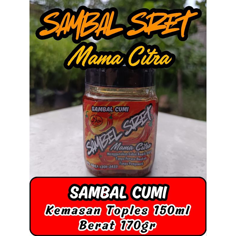 

SAMBAL CUMI/SAMBAL KEMASAN/SAMBAL FRES/SAMBAL TOPLES