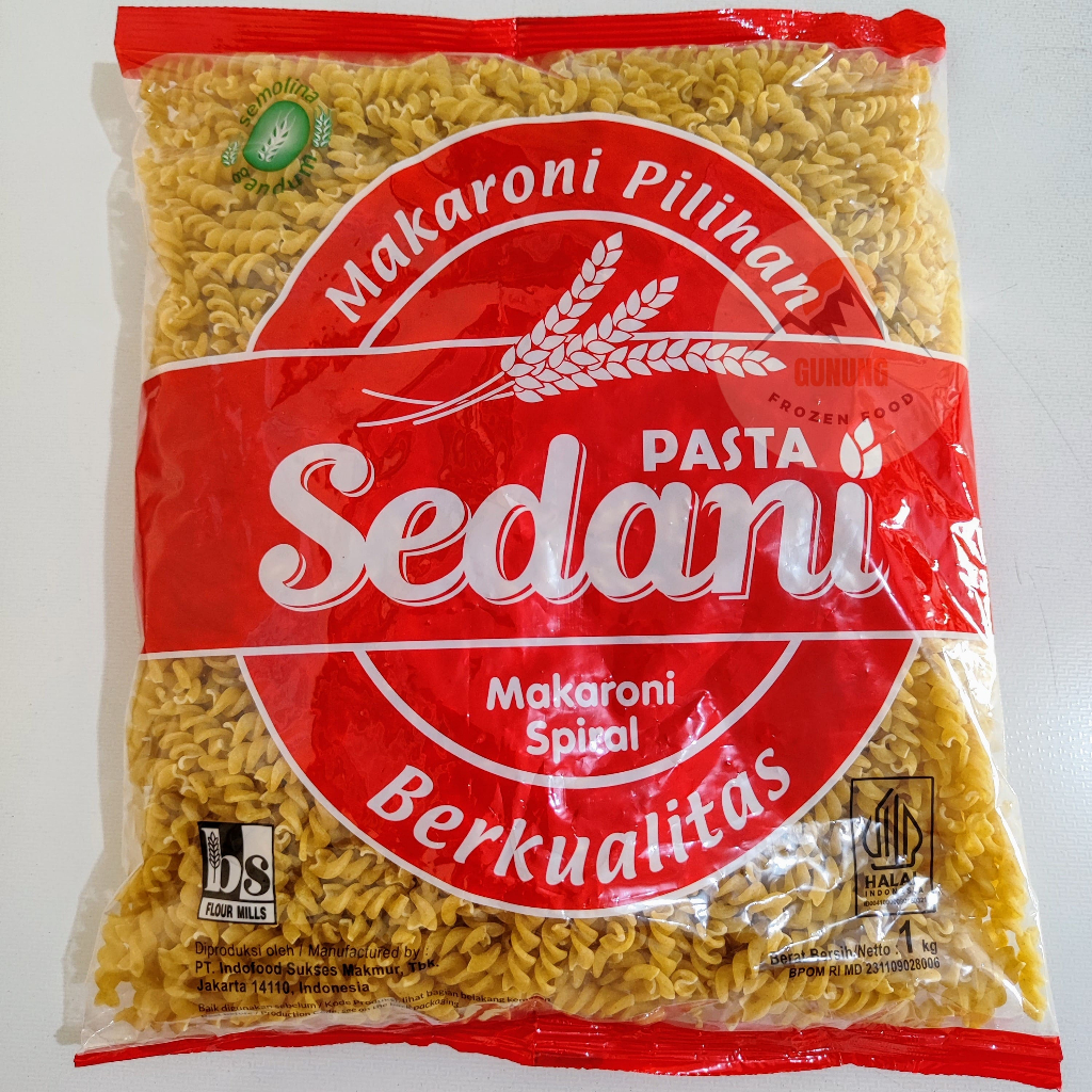 

Sedani Makaroni Spiral 1kg