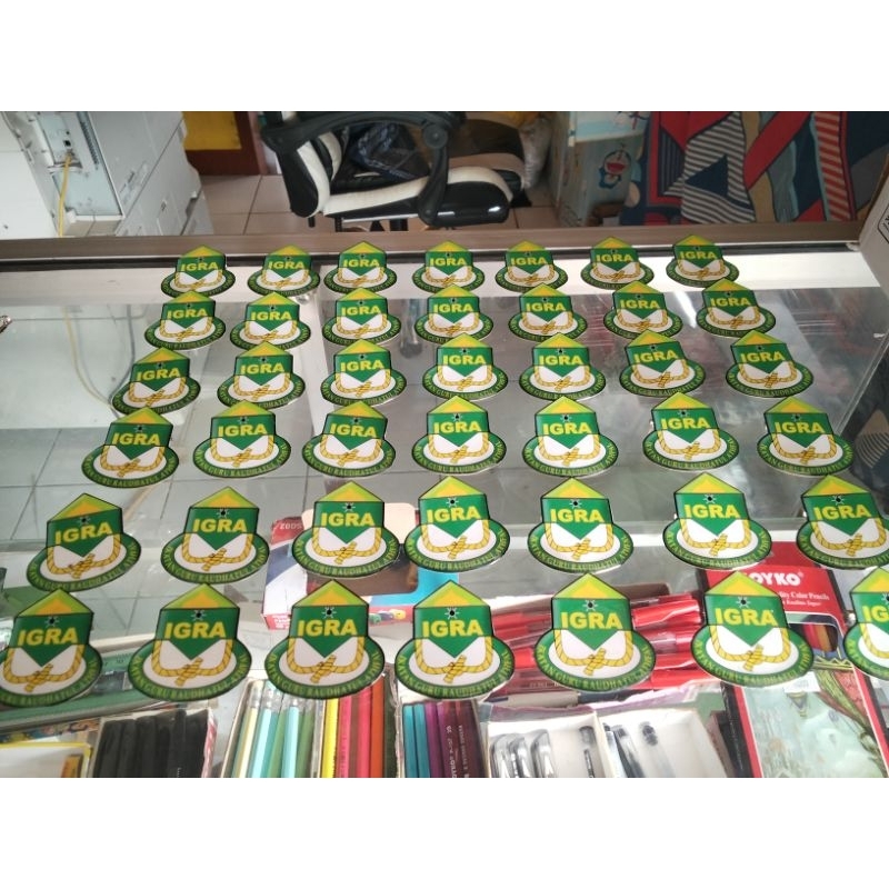 PIN IGRA KUNINGAN + RESIN