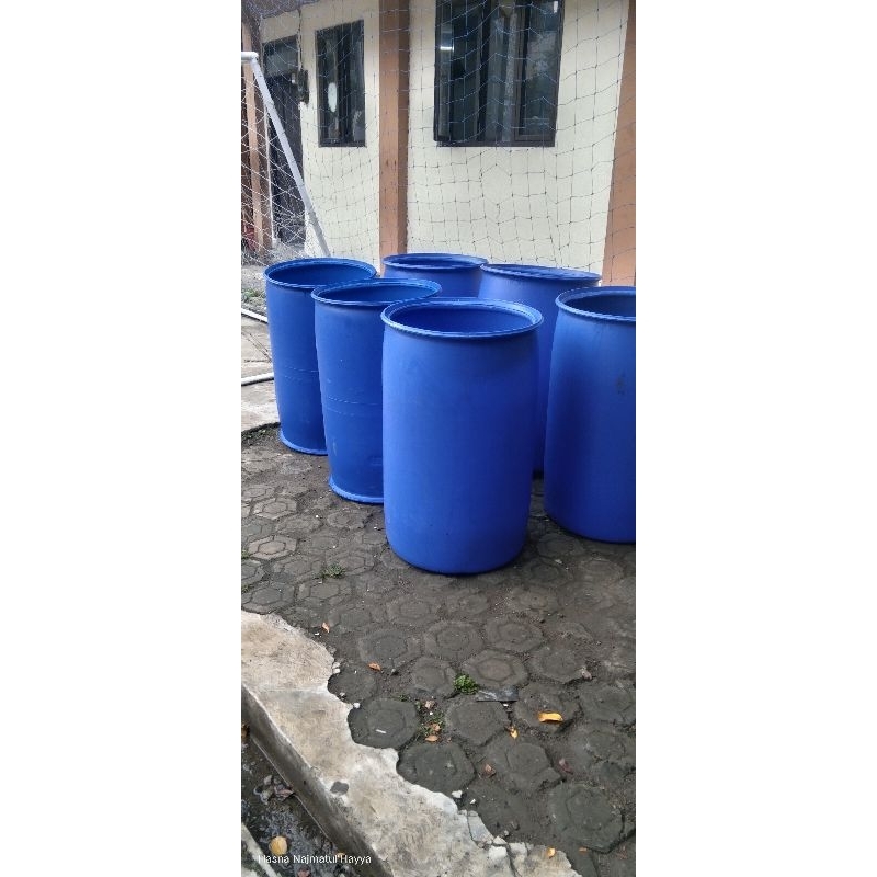 Derum Pelastik 200 Liter bobokan/tong Sampah/bak air