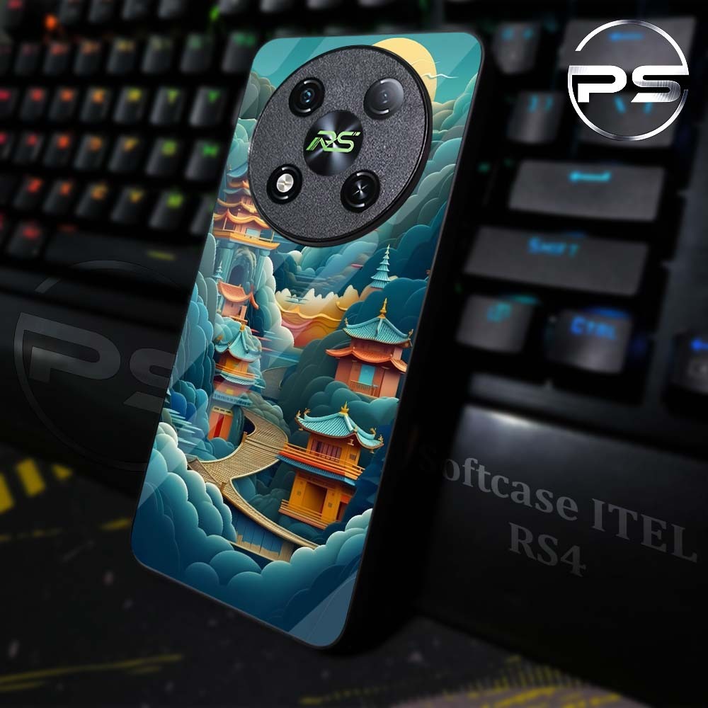 PS07 Softcase Kilau Itel RS4 | Case Itel Kesing Full Cover Pelindung Hp Softcover Smartphone ITEL Rs