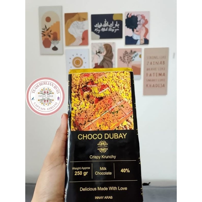 

CHOCO DUBAY BY INNAY ARAB 5 Bar FREE MINI GOLD