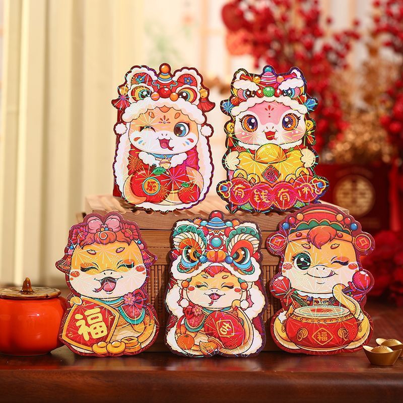 

ANGPAO SNAKE YEAR 2025 3D PREMIUM 6PCS /PACK