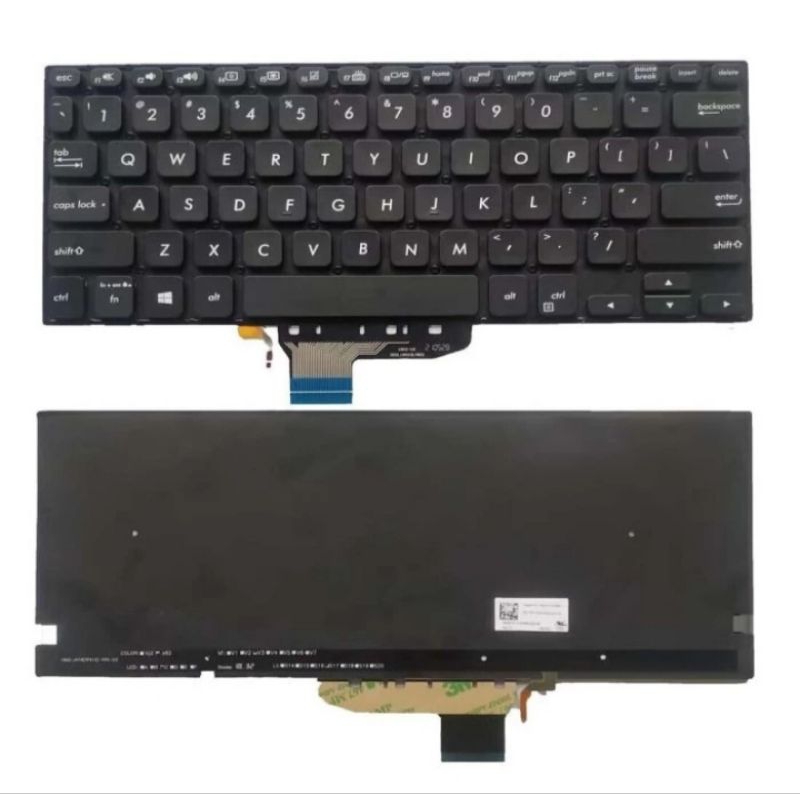 Keyboard Laptop Asus VivoBook Flip 14 TP412 TP412F TP412FA TP412U TP412UA Backlight