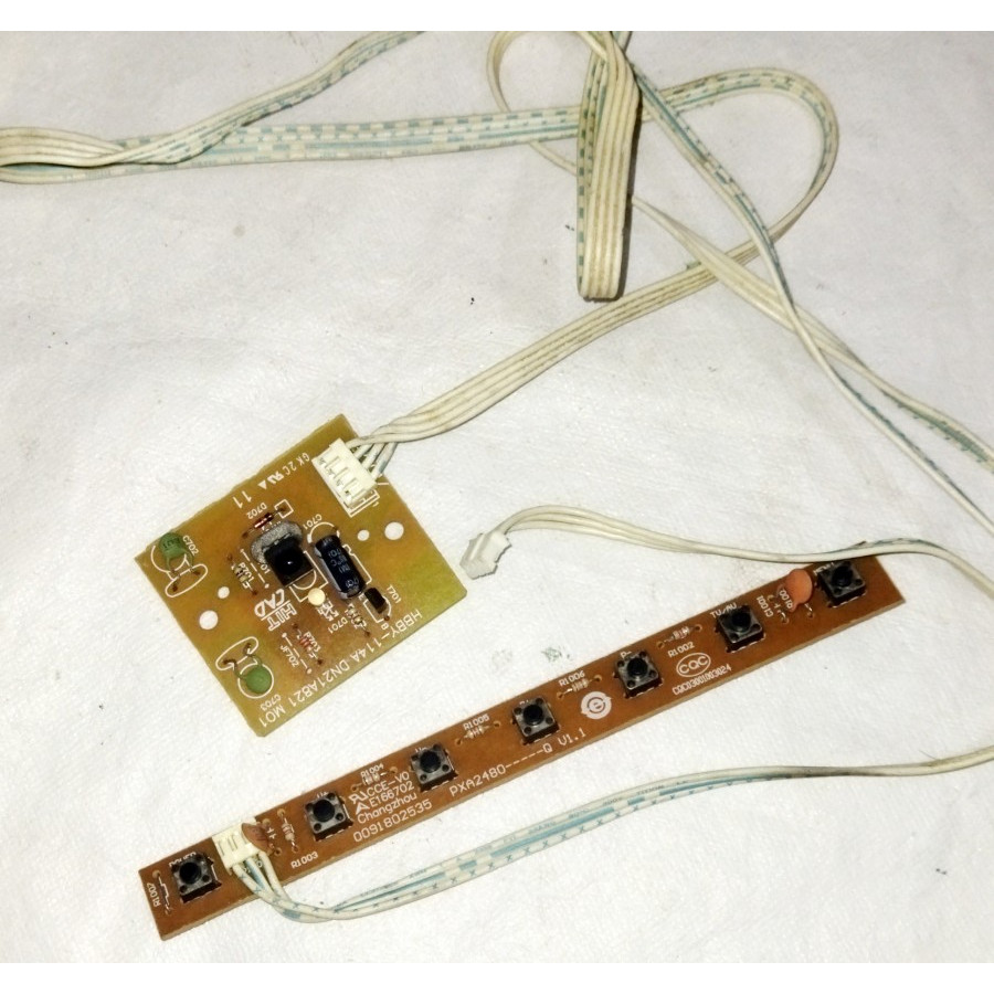 Tombol Menu - IR Sensor Remote TV LCD Polytron PLM 3228