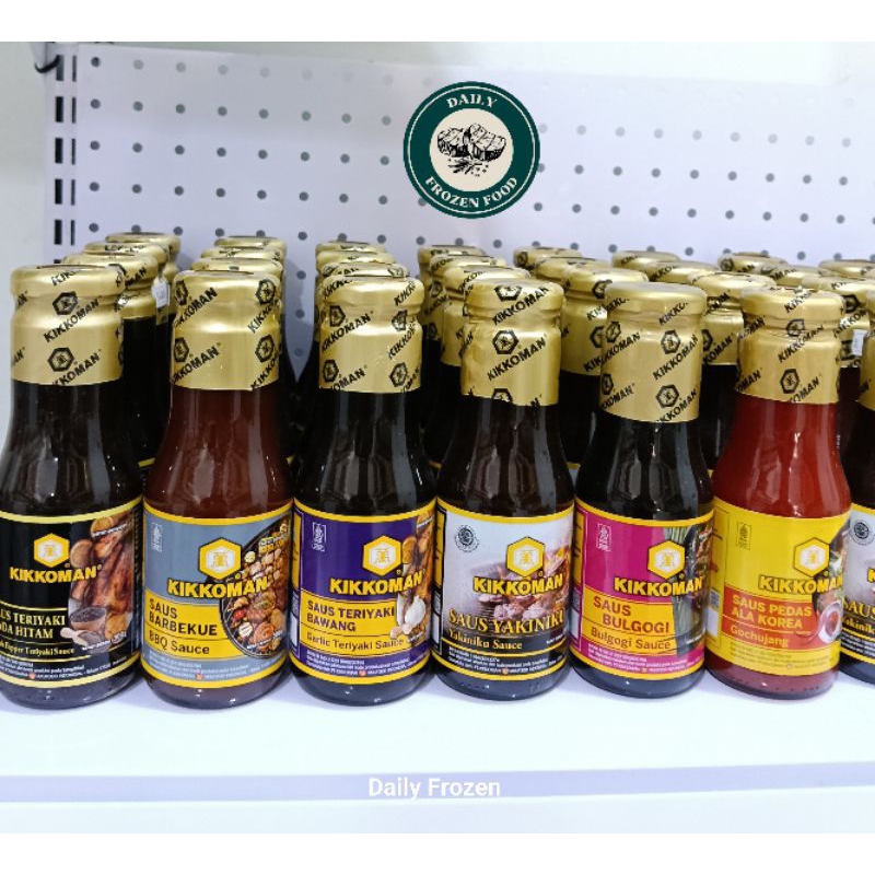 

Kikkoman Aneka Saus 300gr & Kikkoman Kecap Asin Jepang 150ml / Kikkoman / Kikkoman Saus / Kikkoman Kecap Asin / Saus Kikkoman / Kecap Kikkoman