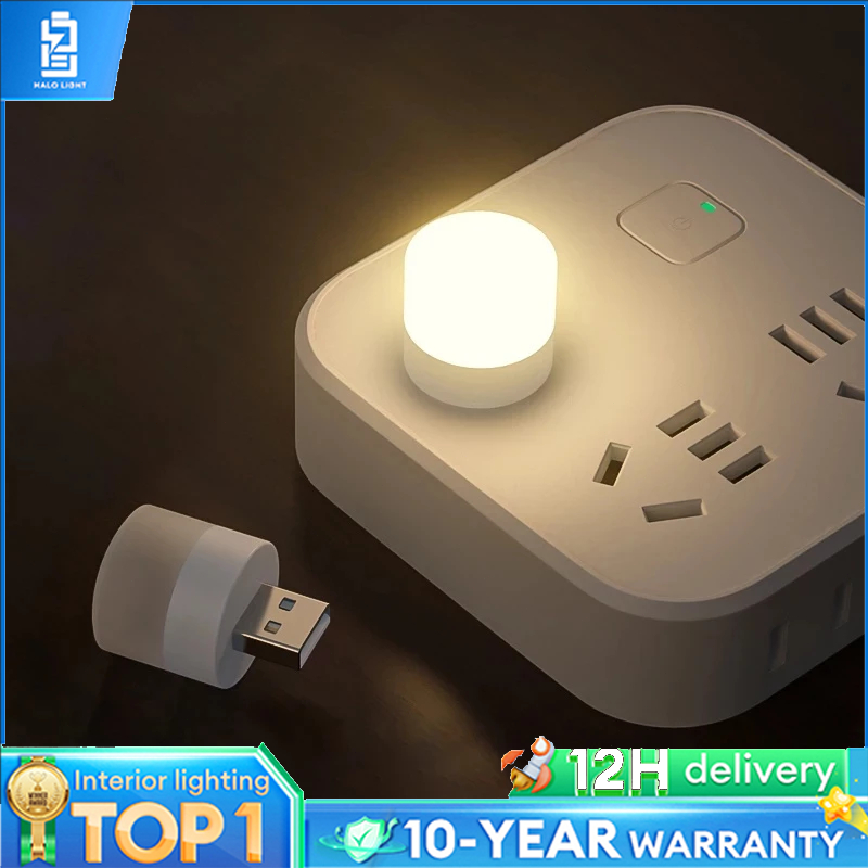 LAMPU TIDUR MALAM LED SENSOR CAHAYA OTOMATIS ON OFF / SEGI LAMP COLOK LISTRIK DINDING Lampu LED Mini