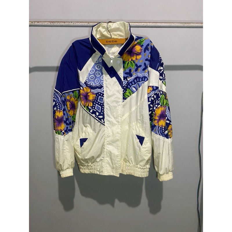 jaket nike running vintage big logo - size M