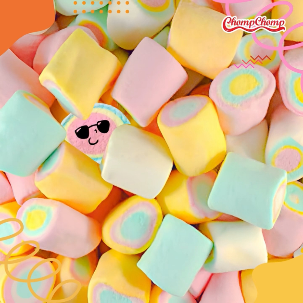

Maknyuss1 Chomp Chomp Rainbow Marshmallow 200Gr - Chompchomp Rainbow Mallow