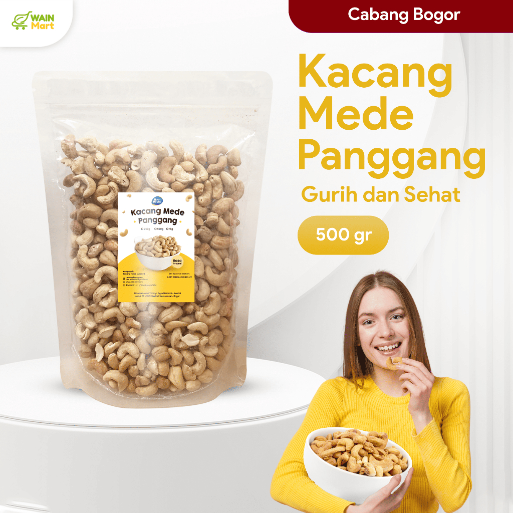 

Kacang Mede Oven Super Original Kacang Mete Snack Cemilan Sehat