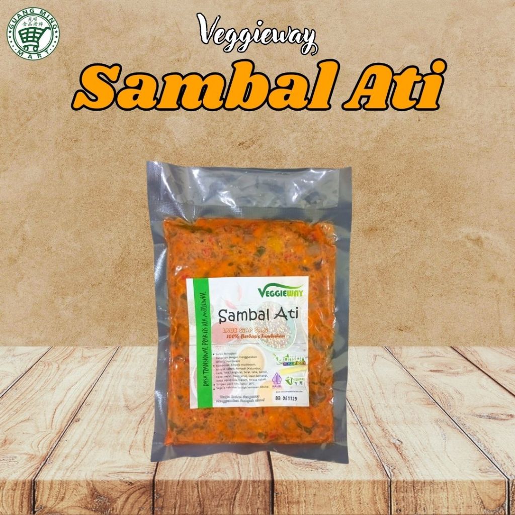 

Sambal Ati Veggieway / Bumbu Warisan Nusantara / Bumbu Instan Vegan