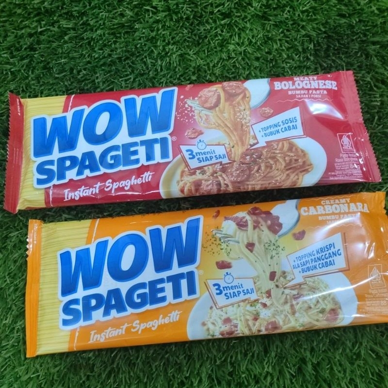 

WOW SPAGETI siap saji carbonara dan bolognese
