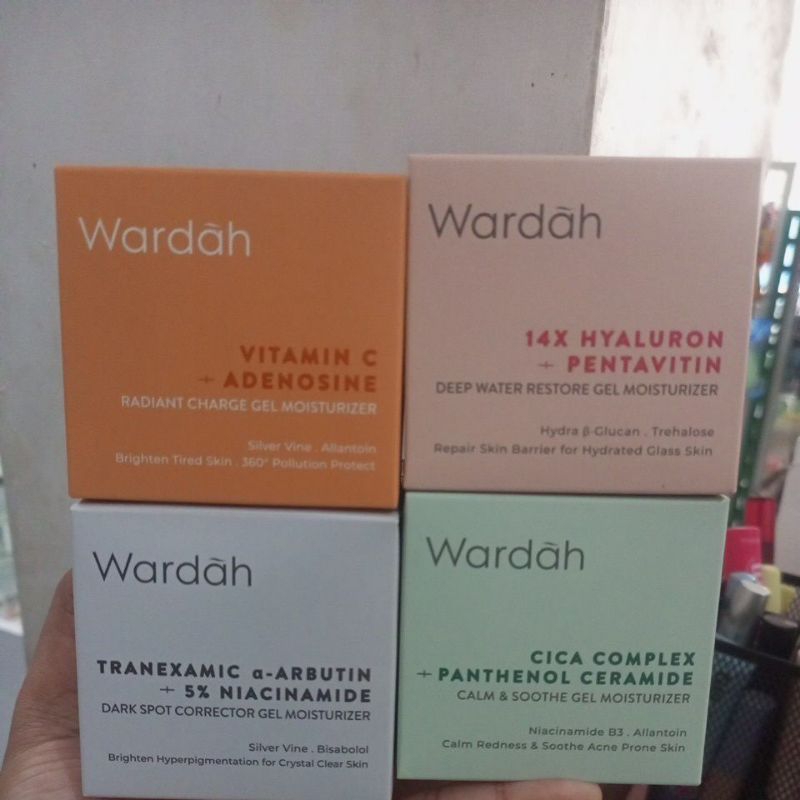 wardah gel moisturizer