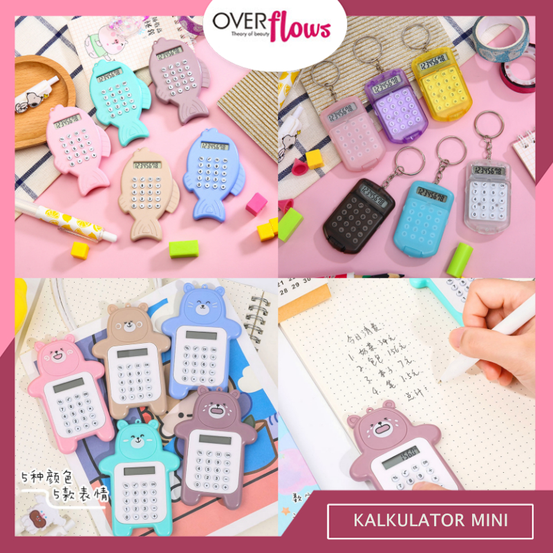 

OVERFLOWS.ID KALKULATOR 8 DIGIT MINI PORTABLE MOTIF BERUANG CALCULATOR TRAVEL TOMBOL KARET murah