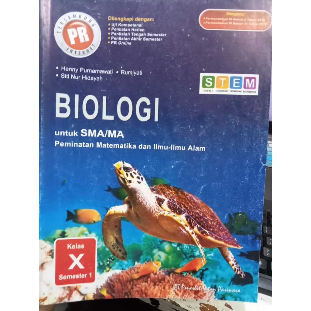 BIOLOGI UNTUK SMA/MA KELAS X SEMESTER 1