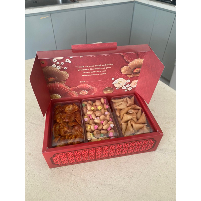 

CNY Hampers Imlek 3 toples 350g paket hadiah
