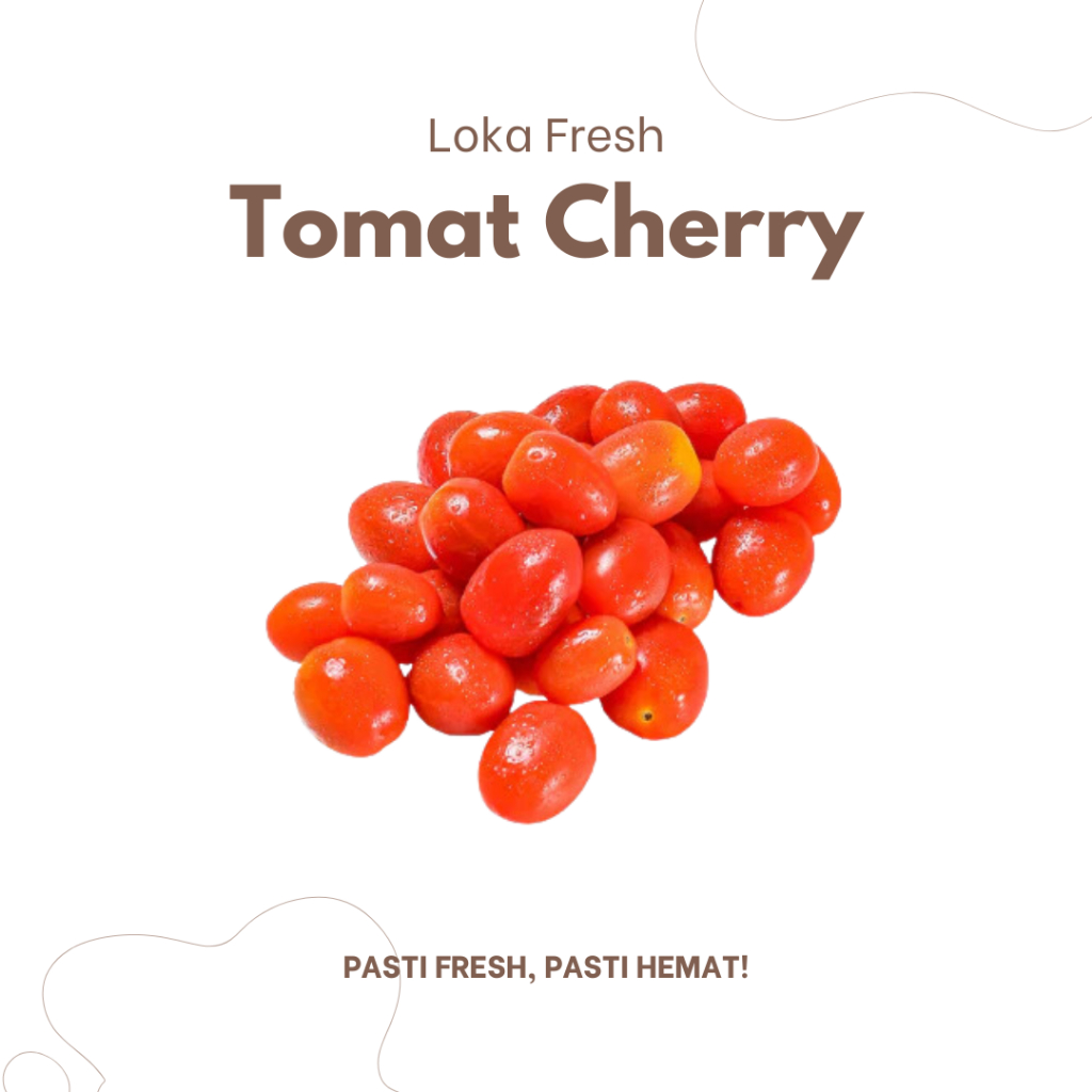 

Tomat Cherry Organik / Cherry Tomato Red / Tomato 250gram - Loka Fresh