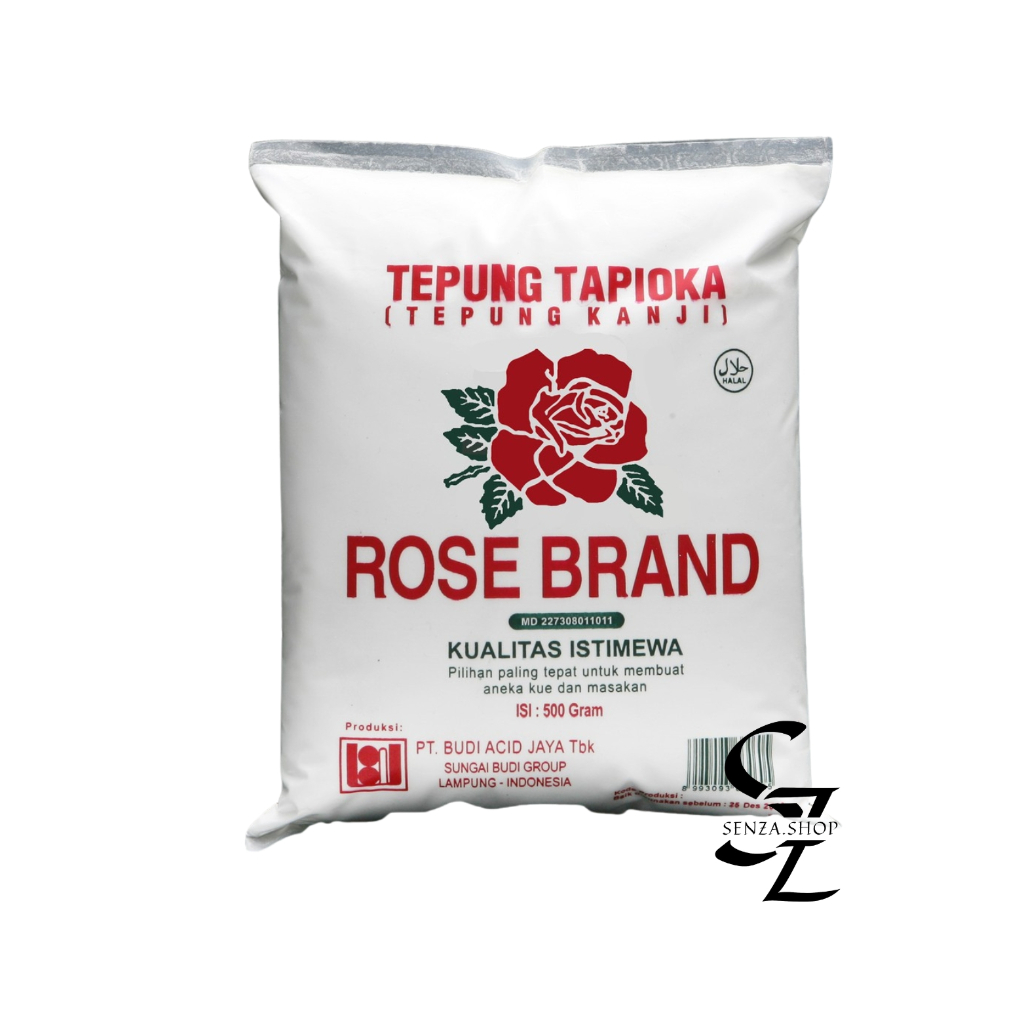 

ROSEBRAND Tepung Tapioka Tepung Aci Kanji Pati ROSE BRAND 500 gr
