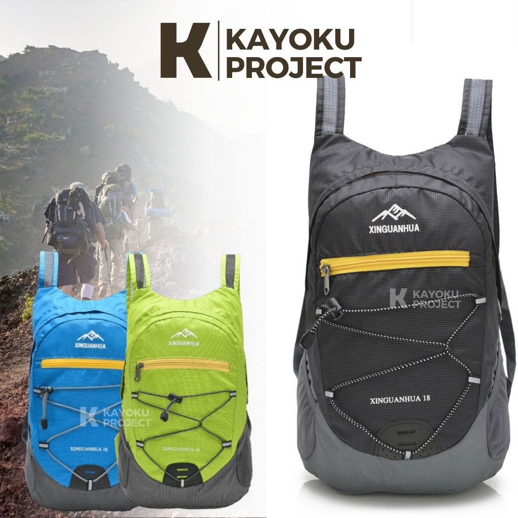 Xinguanhua Tas gunung lipat waterproof / Tas Running Anti Air / Tas Outdoor Hiking Camping