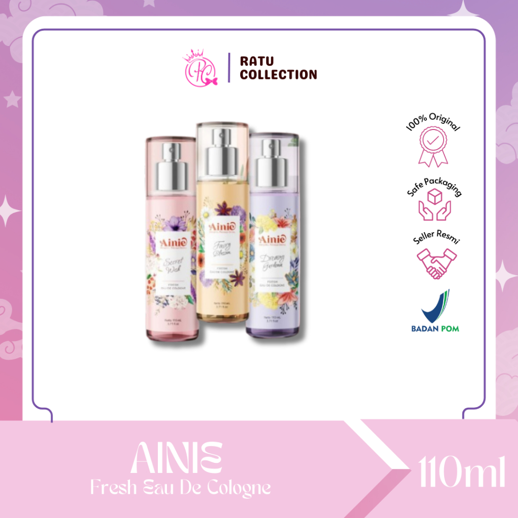 Ainie Fresh Eau De Cologne 110ml Parfum Wanita