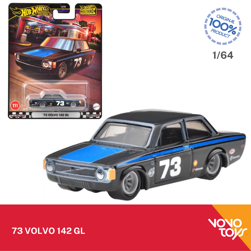Hot Wheels Premium Boulevard '73  Volvo 142 GL HotWheels Premium