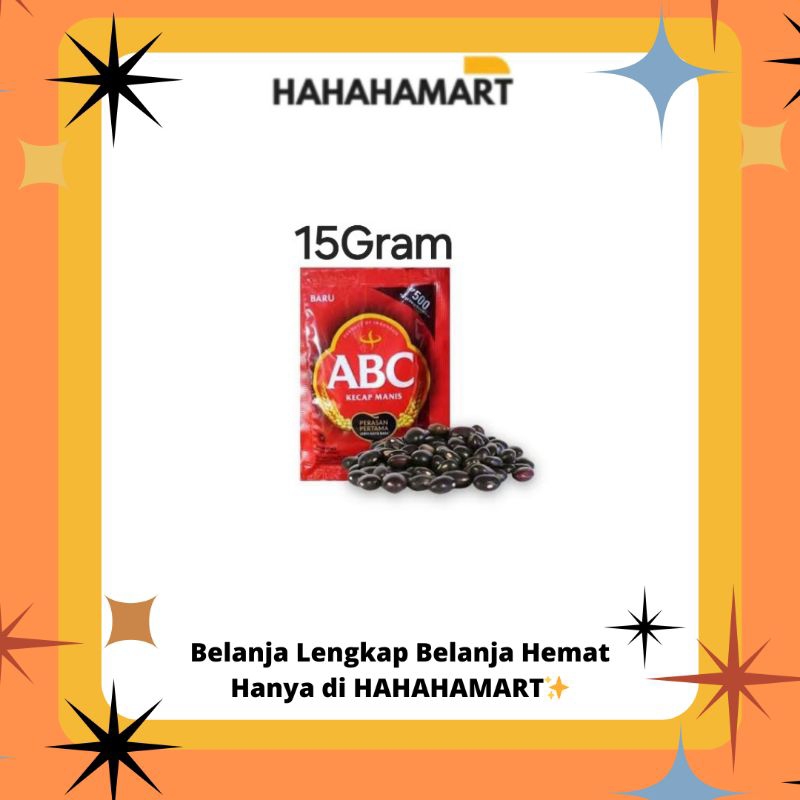 

ABC KECAP 15 GR || KEMASAN SACHET 500 || HARGA PAKET ISI (84 PCS)