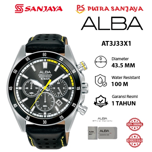 Jam Tangan ALBA AT3J53 // AT3J27 / AT3J27X1 // AT3J33 / AT3J33X1 // AT3J35 / AT3J35X1 Original Garan