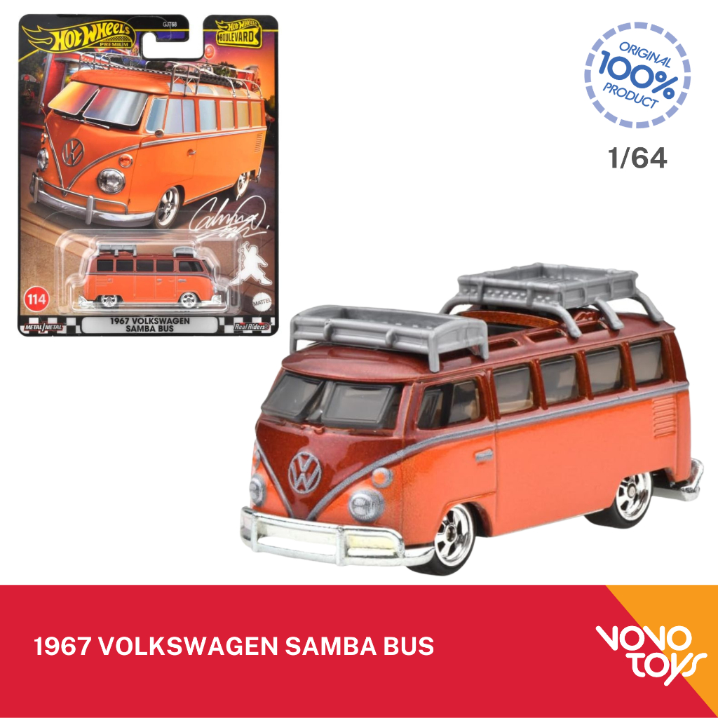 Hot Wheels Premium 1967 Volkswagen Samba Bus HotWheels Premium