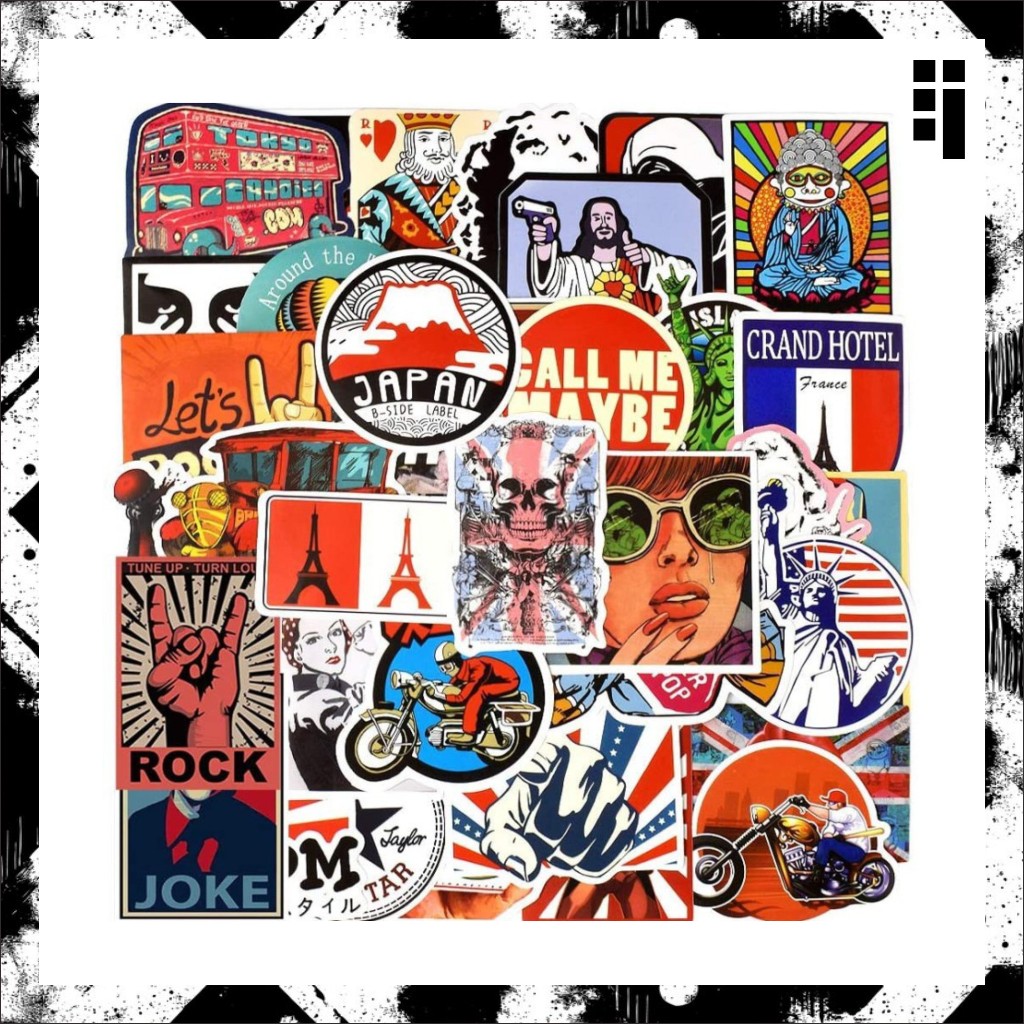 

Stiker Cutting RETRO Vinyl