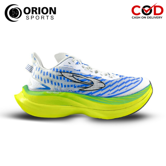 SEPATU RUNNING 910  GEIST EKIDEN PRO - PUTIH/BIRU/HIJAU-NEON