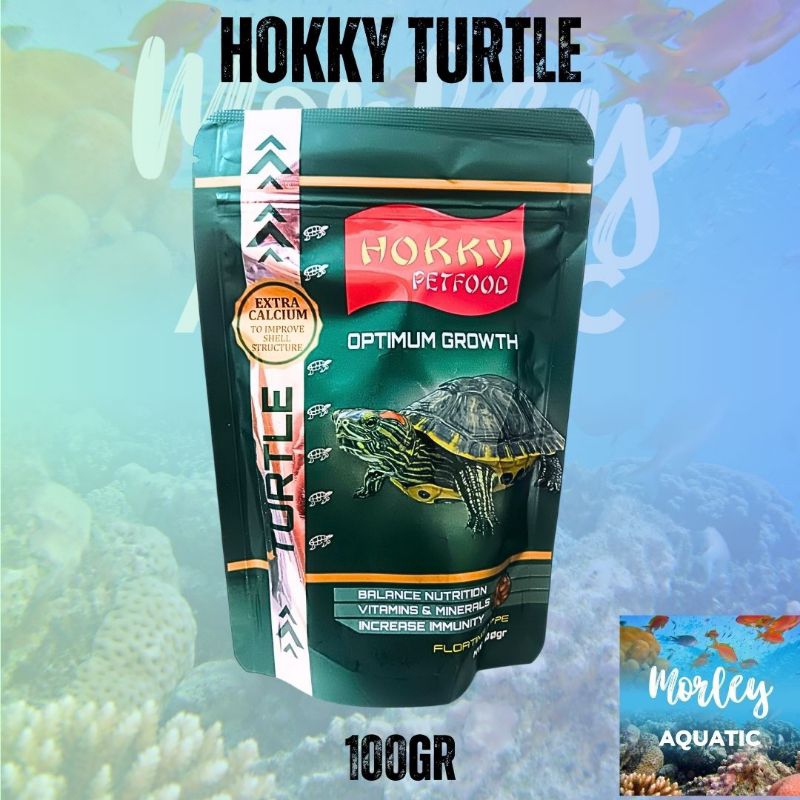 HOKKY TURTLE 100GR / PAKAN KURA KURA / PAKAN HEWAN REPTIL