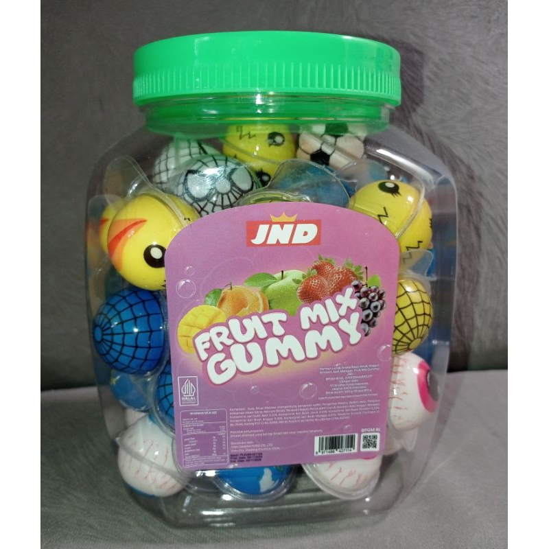 

PERMEN LUNAK BOLA RASA BUAH kemasan toples (isi 50pcs)