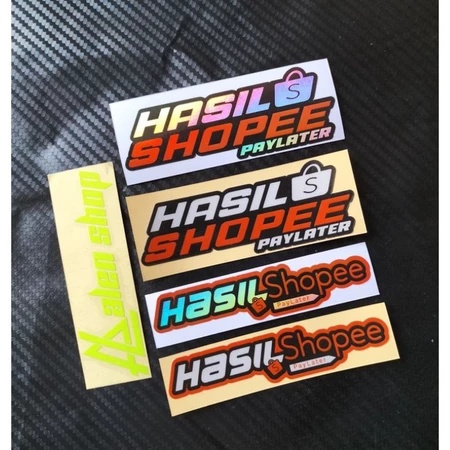 

stiker hasil shopee s paylater, paylater project stiker cutting stiker lagi virall