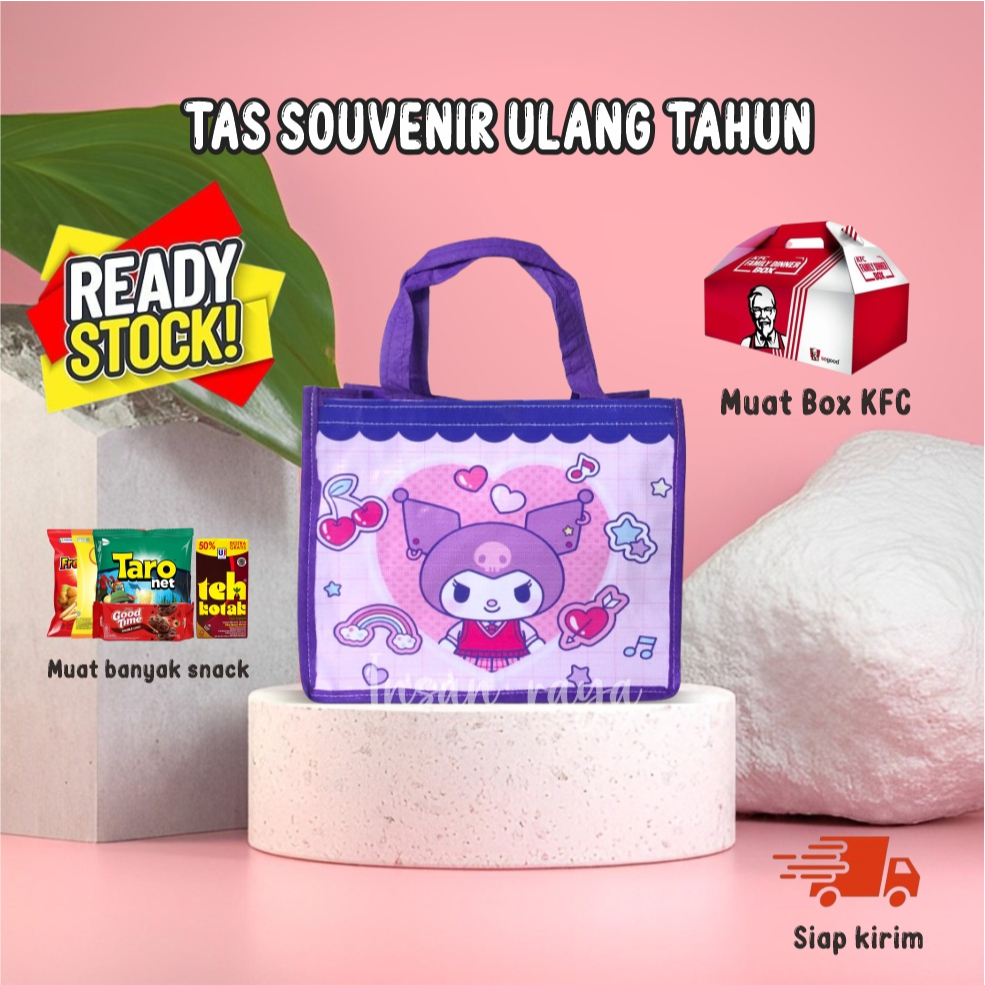 

TAS ULTAH KUROMI READY STOCK/TAS ULTAH MURAH/TAS ULTAH ANAK/TAS ULTAH SIAP KIRIM