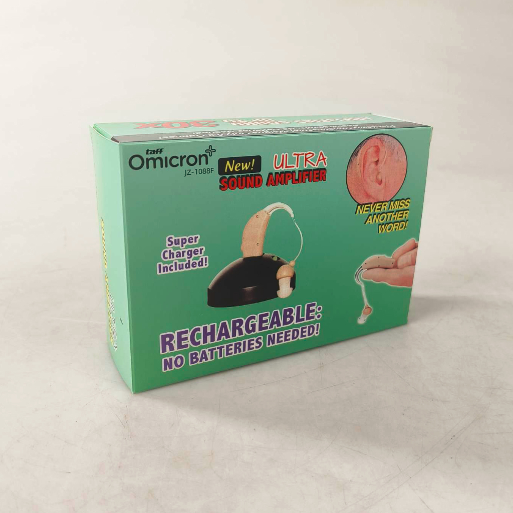 TaffOmicron JZ 1088F Alat Bantu Dengar dengan Charger JZ1088F JZ-1088F