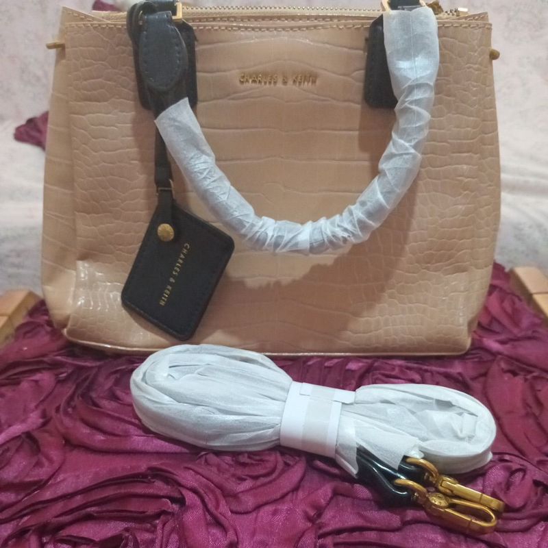 CK Croco Sructure Hand Bag