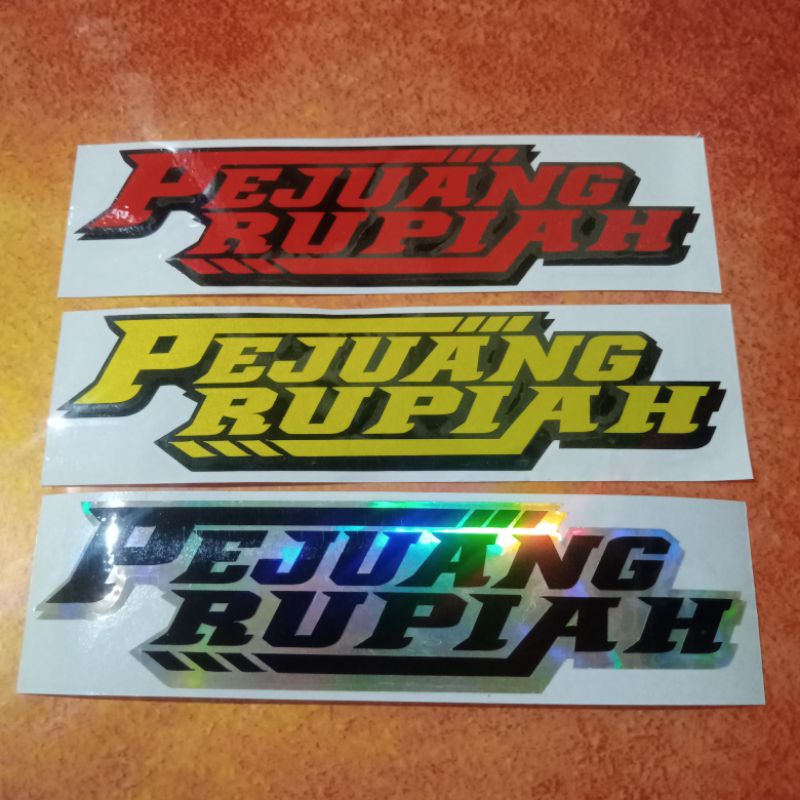 Sticker Cutting Pejuang Rupiah