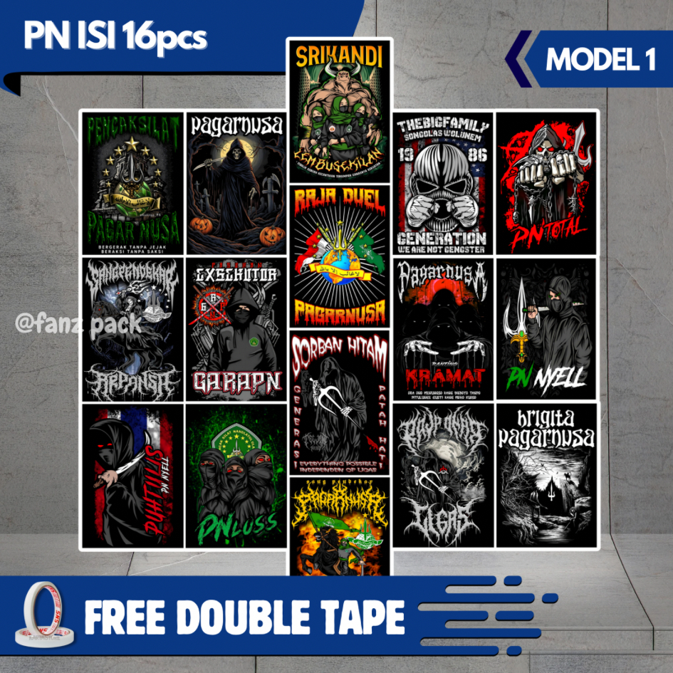 POSTER DINDING PN PAGAR NUSA ISI 16pcs UK A5 |POSTER KAMAR AESTHETIC, POSTER PERGURUAN,  HIASAN DIND