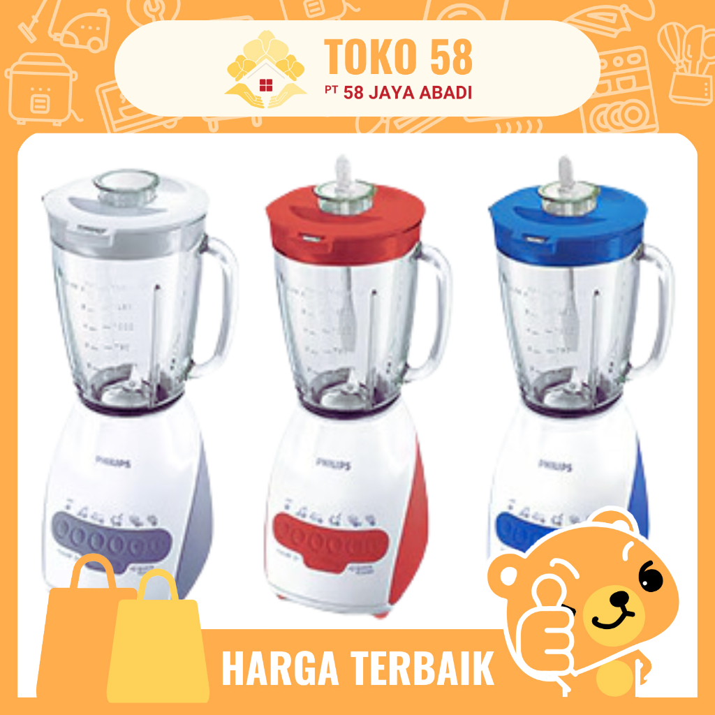 [COD] Blender Philips ( Tabung Kaca ) HR-2116 /01