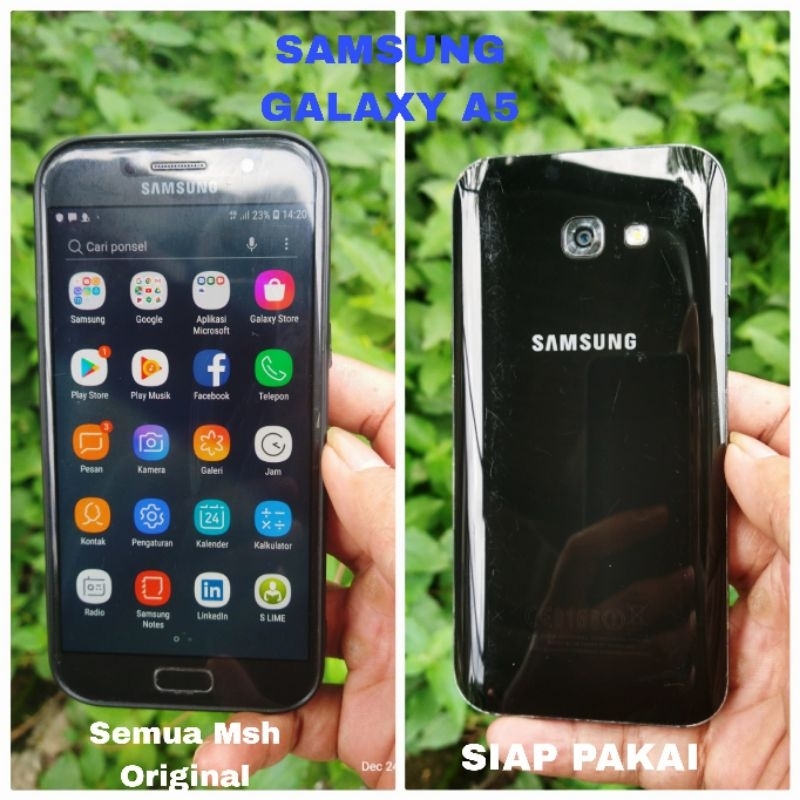 hp android 4G murah seken second Samsung Galaxy A5 A520F original normal siap pakai