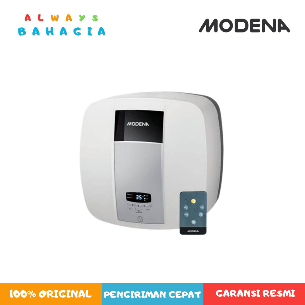 MODENA ES 10DR water heater listrik dengan remote 10 liter