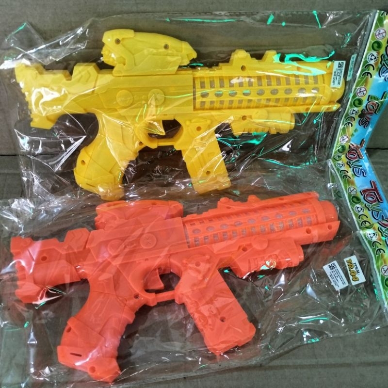 Mainan anak tembakan, lampu, bunyi