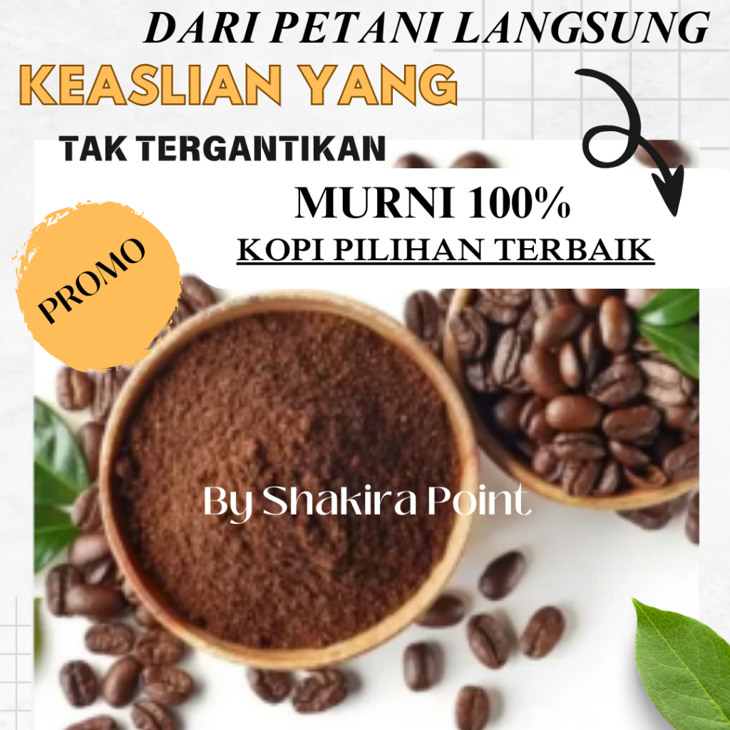 

Bubuk Kopi Hitam Hitam Robusta Murni Premium 250gr