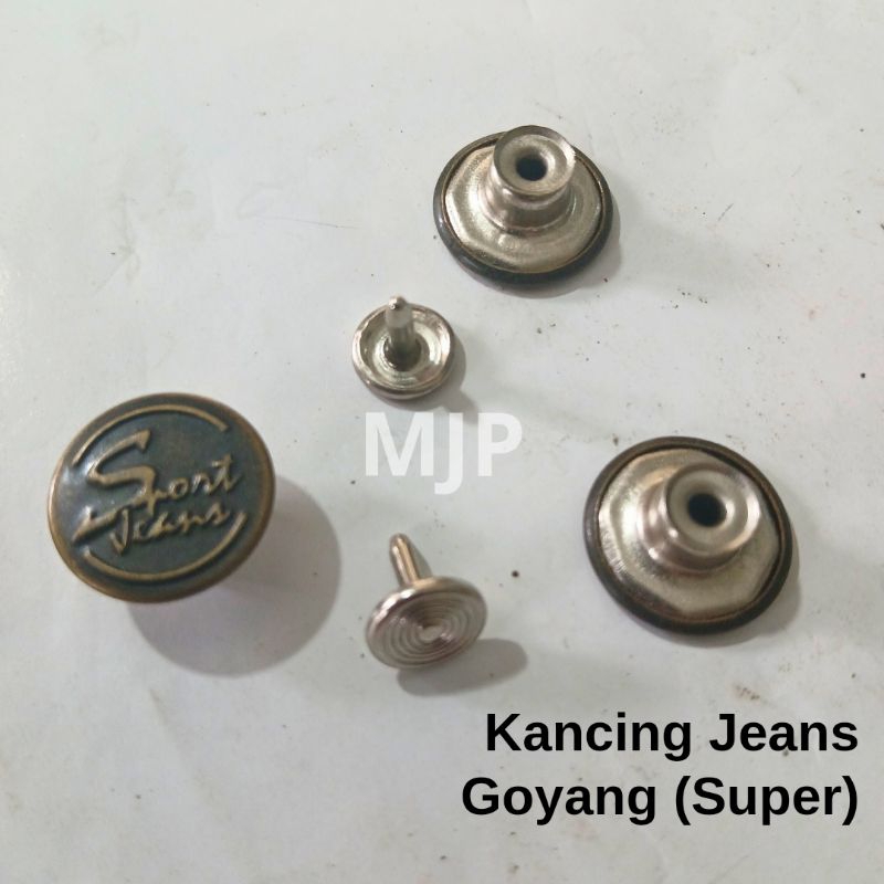 Kancing Celana Jeans Goyang Super