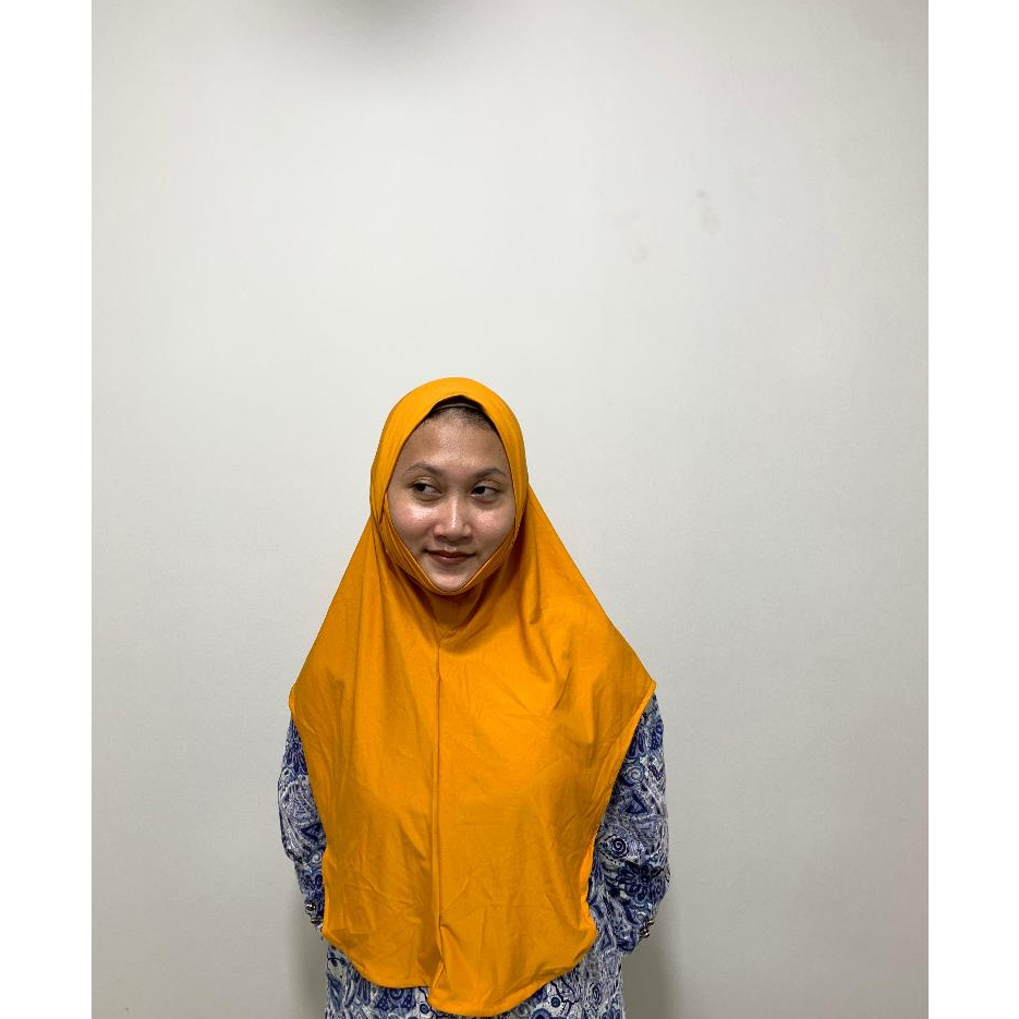 Jilbab Instan Nonpad Masker - Jilbab Masker Instan